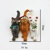 Broche 038 Kerst Katten