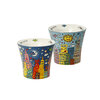 Goebel - James Rizzi | Eierdopjes set My New York City - 2 stuks | Porselein