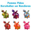 Pomme Pidou Kerstballen set Rendieren (6 stuks)
