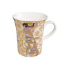 Goebel - Gustav Klimt | Mug &agrave; caf&eacute;/th&eacute; &laquo;&nbsp;L'Attente&nbsp;&raquo; | Tasse en porcelaine de 400 ml avec de v&eacute;ritables dorures