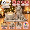GSArt Theelichthouder Lotus Hond Cocker Spaniel &ndash; Inclusief LED Theelichtje - Mat Bot Wit