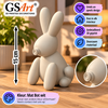 GSArt Decoratief Beeld Ballon Konijn 15 cm &ndash; 3D Geprint &ndash; Woondecoratie - Mat Bot Wit