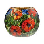 Goebel - Louis Comfort Tiffany | Vaas Oosterse papaver 26 | Artis Orbis - glas - 26cm