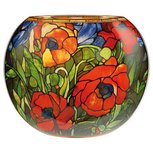 Goebel - Louis Comfort Tiffany | Tafellamp Oosterse papaver | Glas - 35cm
