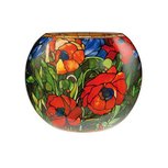 Goebel - Louis Comfort Tiffany | Vaas Oosterse papaver 35 | Artis Orbis - glas - 35cm