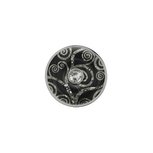 OP=OP Goebel - Gustav Klimt | Broche De Levensboom | Porselein, 5cm, met glaskristallen en echt goud