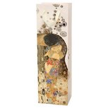 OP=OP Goebel - Gustav Klimt| Geschenktasje voor flessen De Kus | Papier - 39cm - 12 stuks