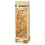 Goebel - Alphonse Mucha| Geschenktasje voor flessen Lente | Papier - 39cm - 12 stuks
