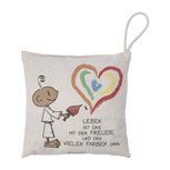 Goebel - Der kleine Yogi | Kruiden kussen Leben ist das mit der Freude | Lavendel - 14cm