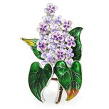 Broche 022 Bloem paars
