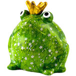 Pomme Pidou Spaarpot Kikker Freddy Medium Green 001 (17x17x15cm - Keramiek)