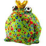 Pomme Pidou Spaarpot Kikker Freddy Medium Green 004 (17x17x15cm - Keramiek)