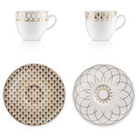 Goebel - VOLA | Kop en schotel Espresso 4 delig First Gold II