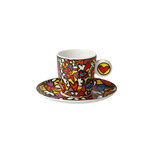 Goebel - Romero Britto | Kop en schotel Espresso All We Need is Love