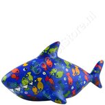 Pomme Pidou Spaarpot Haai Fuzzy Medium