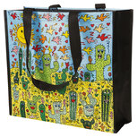 Goebel - James Rizzi | Boodschappentas Desert Life | Shopper - 37cm - 10 stuks