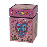 Goebel - James Rizzi | Theedoos Peace of Love| Bewaardoos - 11cm - Pop Art