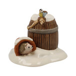 Goebel - No&euml;l | Statue d&eacute;corative Petit abri | Fa&iuml;ence - 7cm
