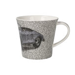 Goebel - Saxa | Koffie / Thee Mok Porsche 356 Aquamarine | Beker - porselein - 350ml - 2 stuks