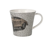 Goebel - Saxa | Koffie / Thee Mok Porsche 356 Orange | Beker - porselein - 350ml - 2 stuks