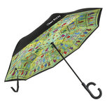 Goebel - James Rizzi | Upside Down Paraplu Birds on a Love Wire | Pop Art - 80cm