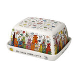 Goebel - James Rizzi | Botervloot My New York City | Porselein - bewaardoos - 14cm