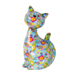 Pomme Pidou Spaarpot Kat Caramel Large F (30x16x16cm - Keramiek)