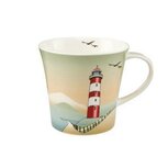 Goebel - Scandic Home | Koffie / Thee Mok Lighthouses | Beker - porselein - 350ml - 2 stuks