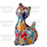 Pomme Pidou Spaarpot Kat Caramel Standaard 003 (11x9x17cm - Keramiek)