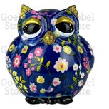 Pomme Pidou Spaarpot Uil Olive Standaard 002 (13x12x13cm - Keramiek)