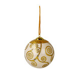 Goebel - Gustav Klimt | Kerstbal De Levensboom | Porselein - 8cm - met echt goud