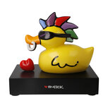 Goebel - Ed Heck | Decoratief beeld Duck Gone Wild | Porselein - eend - 22cm