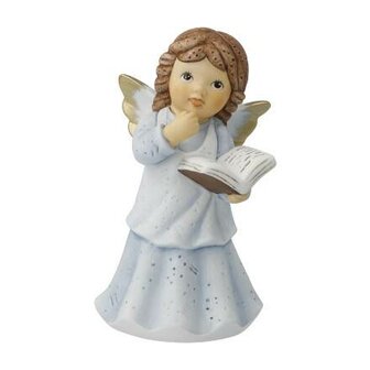 Goebel - Nina &amp; Marco | Decorative statue / figure Angel What am I baking today | Porcelain - 10cm