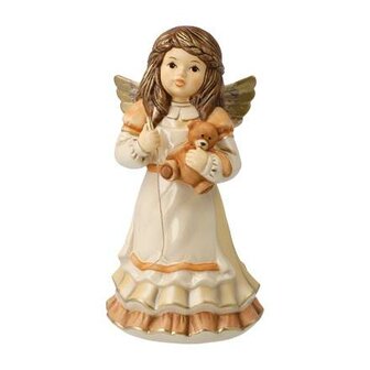 Goebel - Christmas | Decorative statue / figure Angel diligent manual labor | Pottery - 15cm