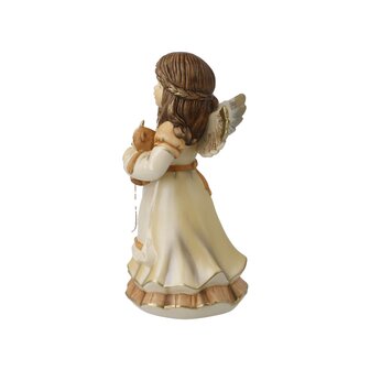Goebel - Weihnachten | Dekorative Statue / Figur Engel in flei&szlig;iger Handarbeit | Keramik - 15 cm