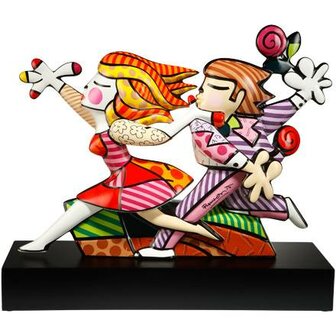 Goebel - Romero Britto | Decoratief beeld / figuur Love Blossoms 64 | Porselein - Pop Art - 64cm - Limited Edition