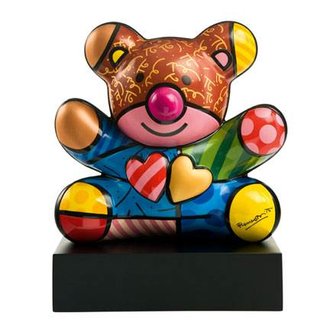 Goebel - Romero Britto | Decorative statue / figure Truly Yours | Porcelain - Pop Art - 30cm - Limited Edition