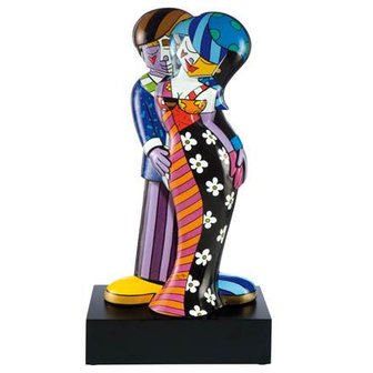 Goebel - Romero Britto | Decoratief beeld / figuur Tonight 68 | Porselein - Pop Art - 68cm - Limited Edition