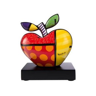 Goebel - Romero Britto | Decoratief beeld / figuur Big Apple 17 | Porselein - Pop Art - 17cm