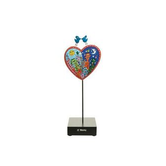 Goebel - James Rizzi | Decoratief beeld / figuur Love in the Heart of City 27 | Porselein - 27cm - Pop Art