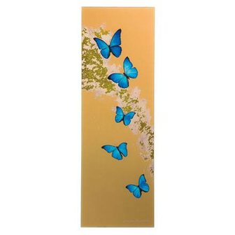 OP=OP Goebel Quality:  Blue Butterflies  Magnetboard