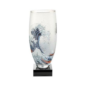 Goebel - Katsushika Hokusai | Tafellamp De Golf | Glas - 33cm