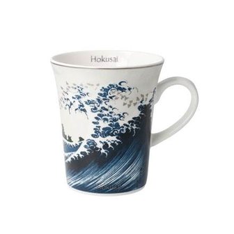 Goebel - Katsushika Hokusai | Koffie / Thee mok De golf | Beker - porselein - 400ml