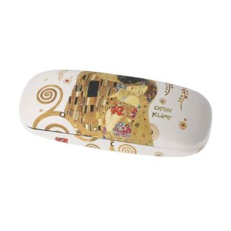 Goebel&reg; - Gustav Klimt | Brillenkoker &quot;De Kus&quot; | Inclusief brillendoekje