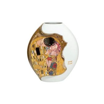 Goebel - Gustav Klimt | Vaas De Kus 14 | Artis Orbis - porselein - 14cm - met echt goud
