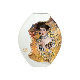 Goebel-Gustav Klimt | Vase Ad&egrave;le Bloch-Bauer 20 | Artis Orbis - porcelaine - 20 cm - avec de l&#039;or v&eacute;ritable