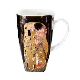 Goebel&reg; - Gustav Klimt | Koffie / Thee Mok &quot;De Kus&quot; | Beker, Porselein, 450ml