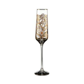 Tree of Life - Champagne Glass