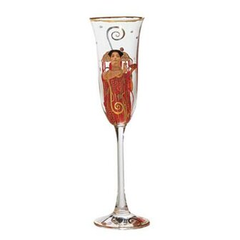Goebel - Gustav Klimt The Medicine - Champagne Glass
