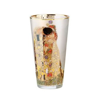 Goebel-Gustav Klimt | Vase Le Baiser 20 | Artis Orbis - verre - 20cm - avec de l&#039;or v&eacute;ritable